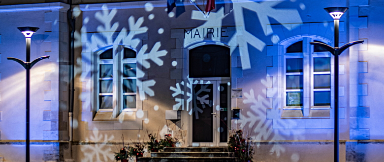 Mairie illuminée