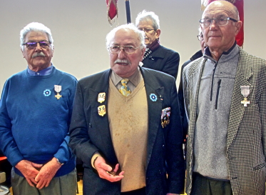 Remise des médailles